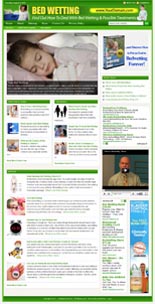 Bed wetting Website